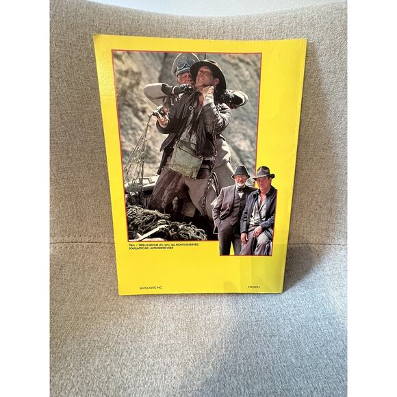 EUC Indiana Jones™ THE LAST CRUSADE Official Movie STORYBOOK Scholastic Edition - Picture 4 of 7